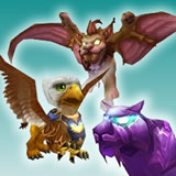 Wind Rider, Gryphon and Jade Leopard